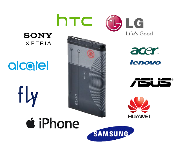 аккумулятор для смартфона / iPhone / Samsung / HTC / LENOVO / NOKIA / LG